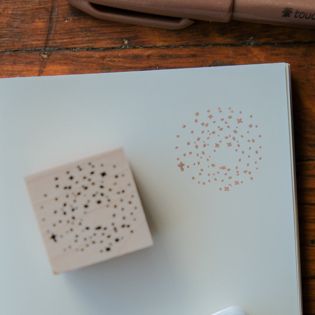 Kayonoko Rubber Stamp - Glitter Stamp
