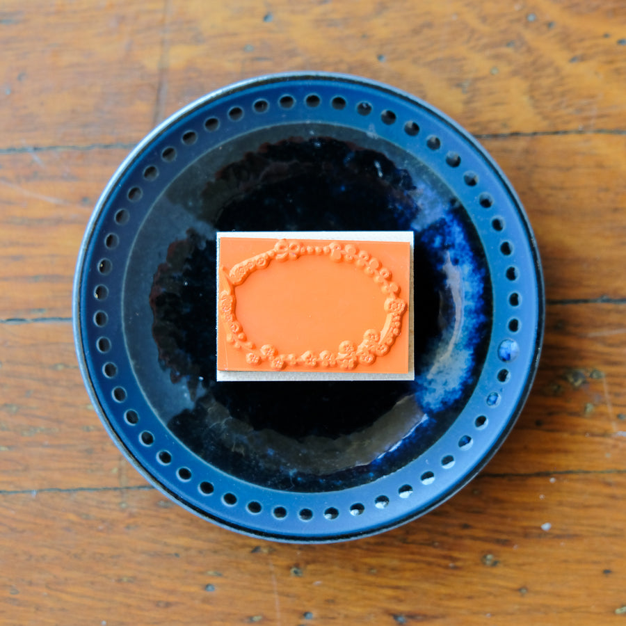 Kayonoko Rubber Stamp - Flower Speech Bubble