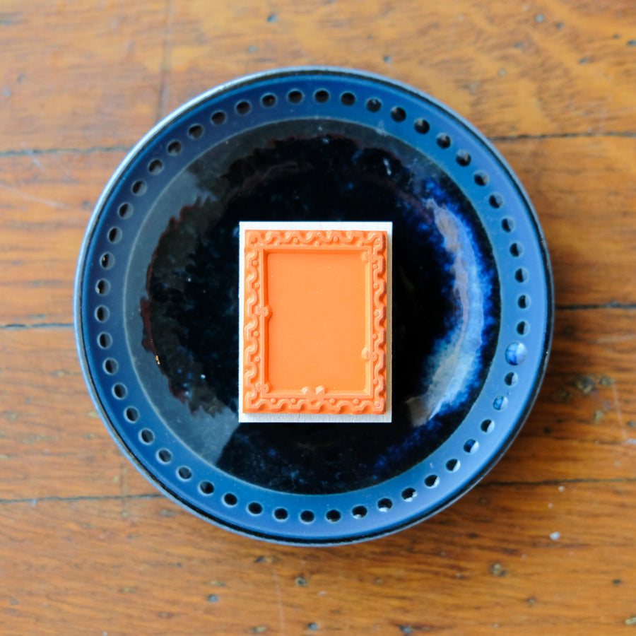 Kayonoko Rubber Stamp - Ribbon Stamp Frame