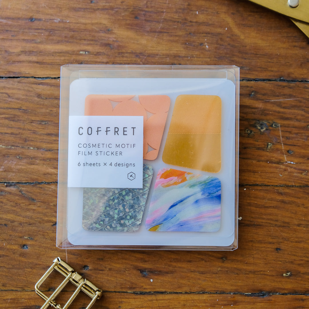 COFFRET Film Sticker - BLOCK Apricot Orange
