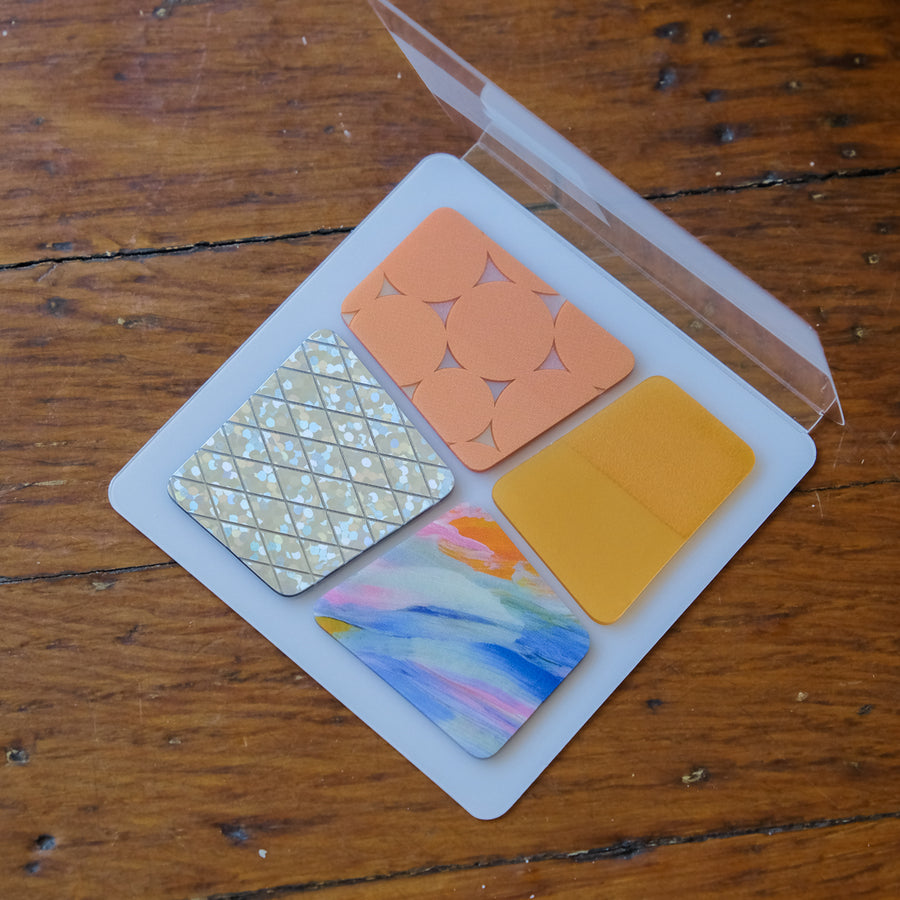 COFFRET Film Sticker - BLOCK Apricot Orange