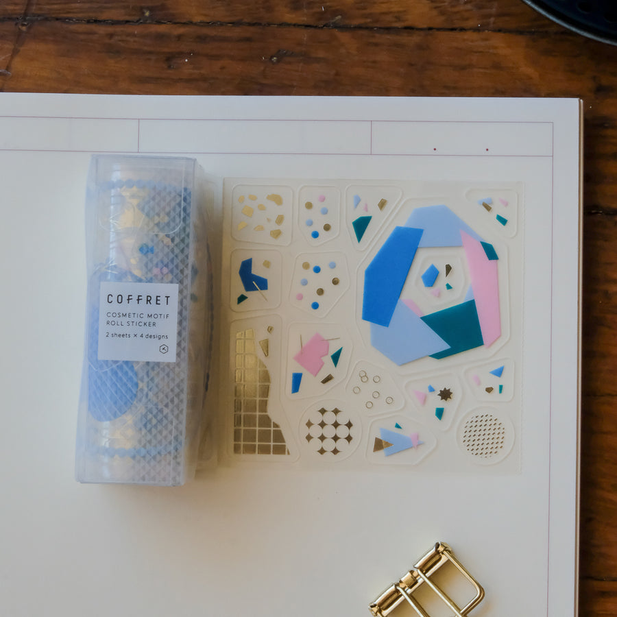 COFFRET Roll Sticker - Lagoon Blue