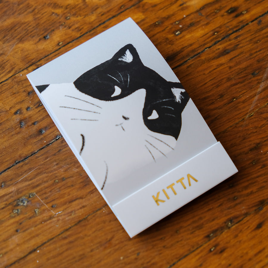 King Jim KITTA Die Cut CLEAR Seal Stickers - KITT016 Cat