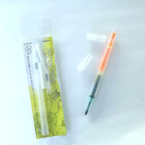 Kitera Inkpen Twin Dual Ended Fillable Pen - Fine Tip