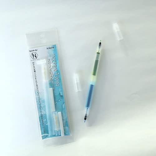 Kitera Inkpen Twin Dual Ended Fillable Pen - Chisel Tip