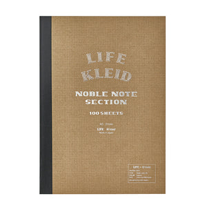 LIFE Kleid Noble Note 2mm Grid Notes A5 - Camel 100 Sheets