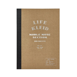 LIFE Kleid Noble Note 2mm Grid Notes B6 - Camel 100 Sheets
