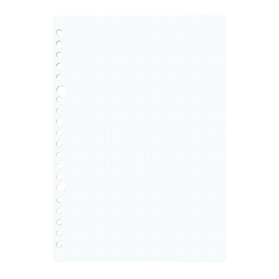 Kleid A5 Binder Refill Sheets - White 2mm Grid OK Fools