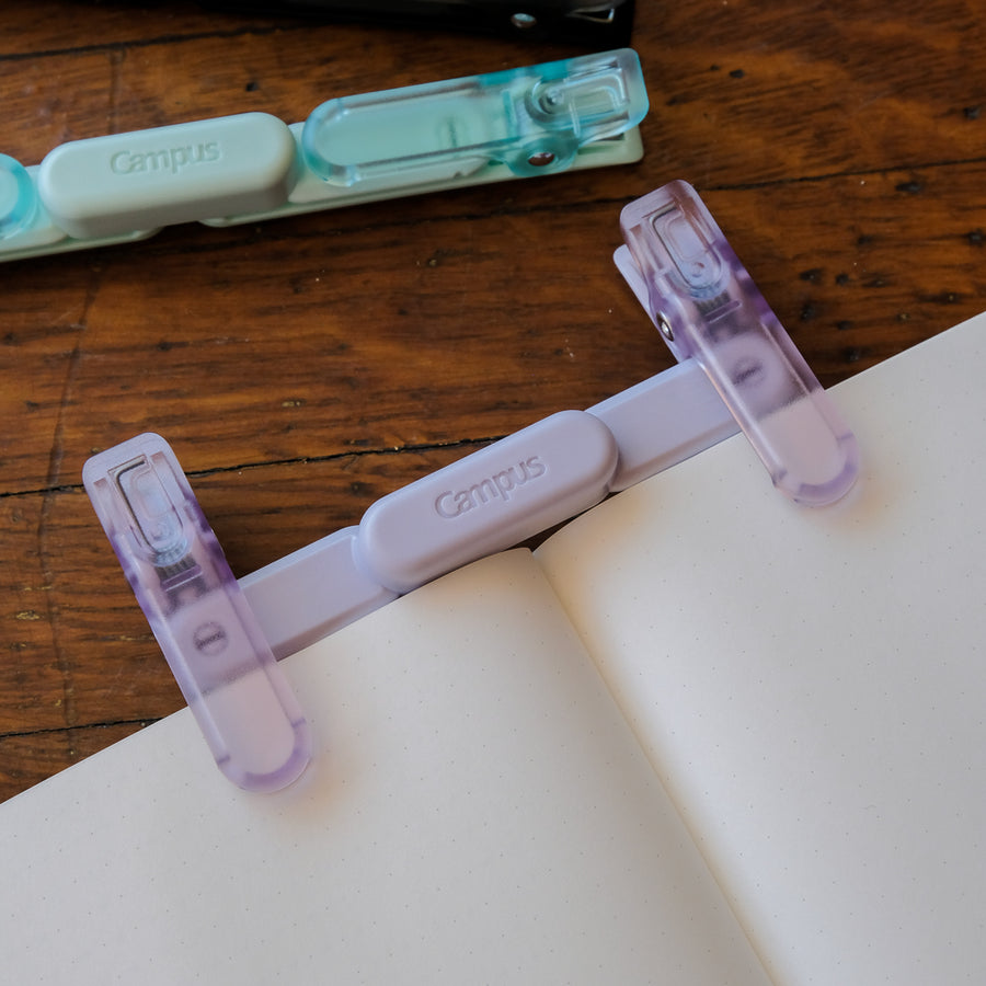 Kokuyo Campus Book Clip - Lilac
