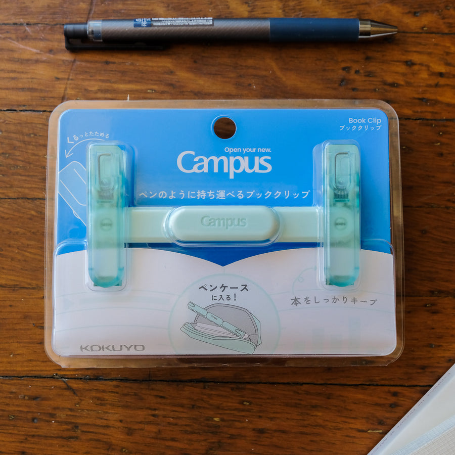 Kokuyo Campus Book Clip - Mint Green