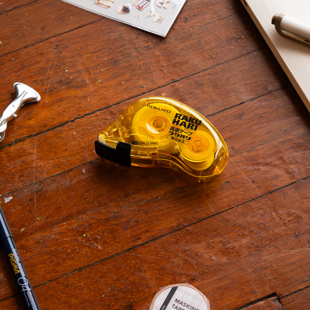 Kokuyo Rakuhari Double-Sided Tape - Strong Adhesive