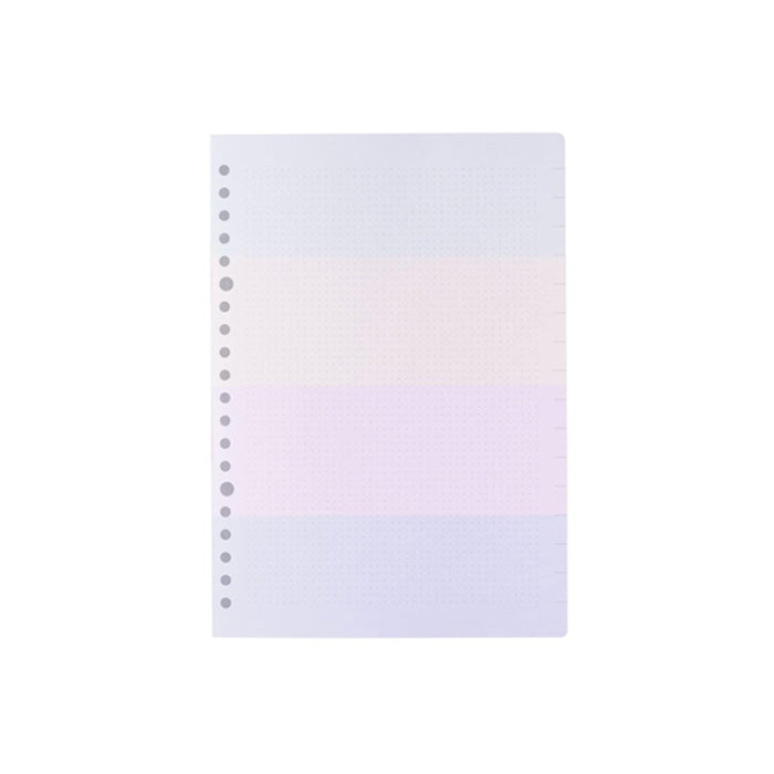 Nolty Kukuru A5 Refill Paper - NTK1109 Assorted Colors, Dot Grid