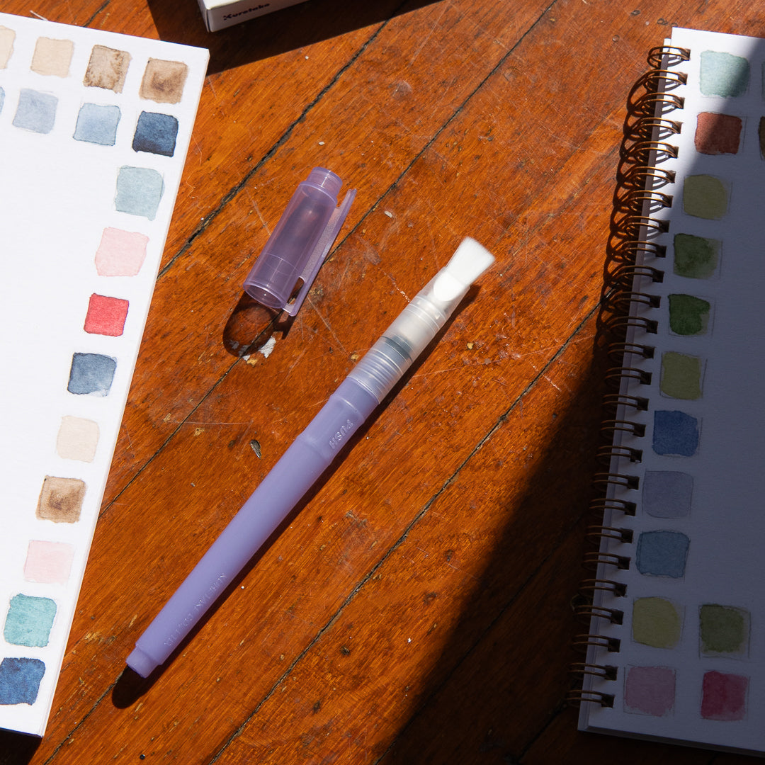 Kuretake Fude Water Brush Pen - Flat Brush