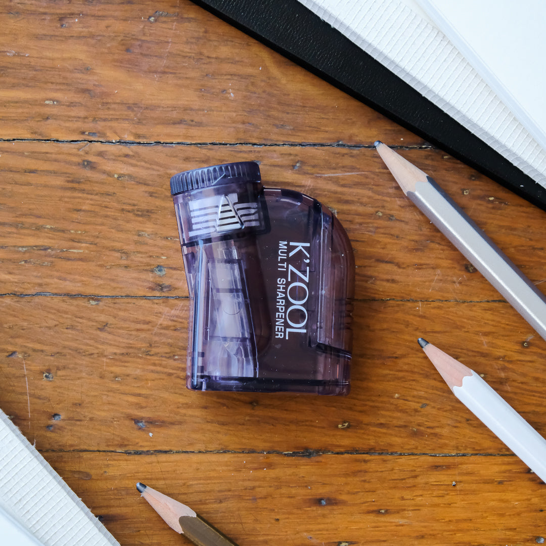 Kutsuwa K'Zool Pencil Sharpener - Black