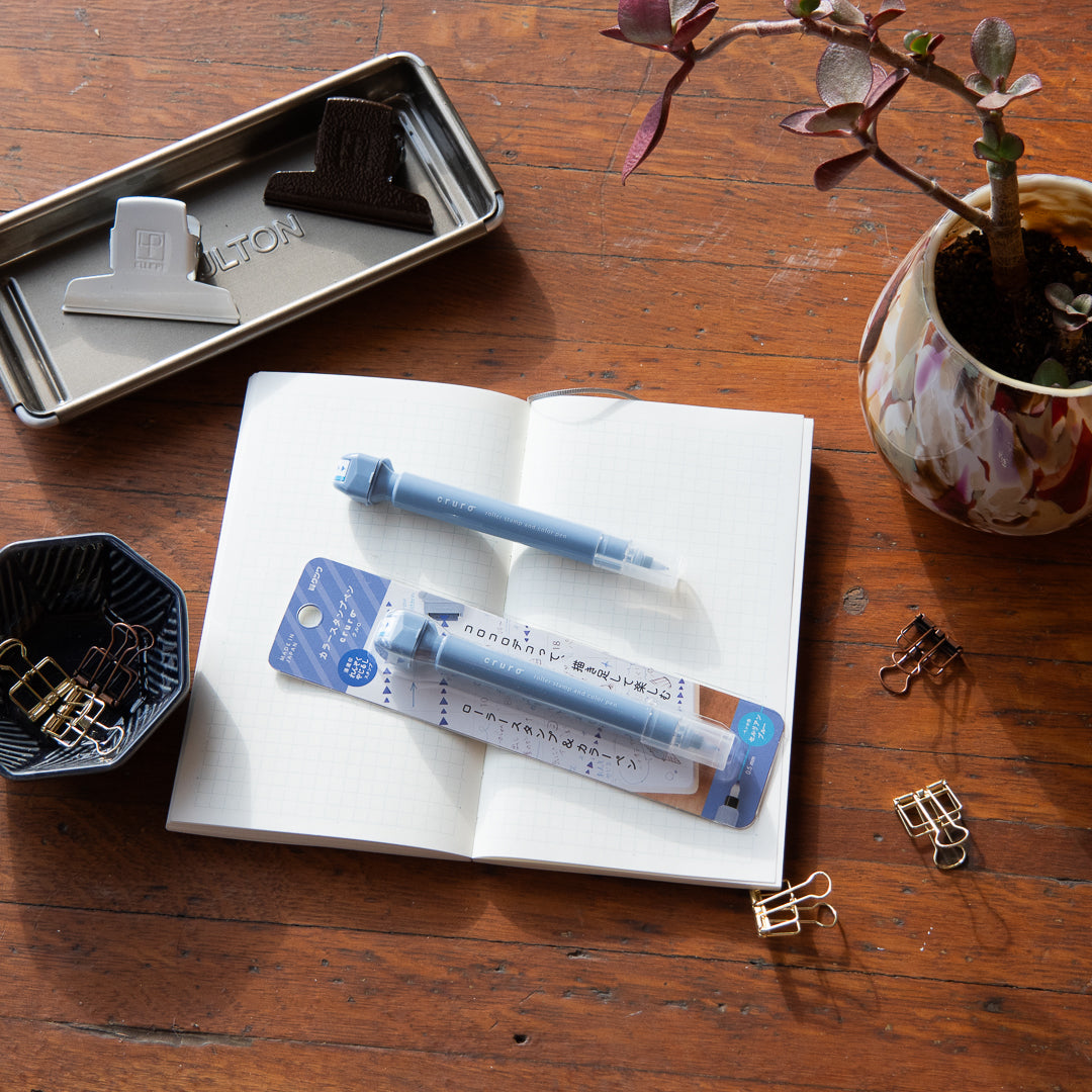 Kutsuwa Rolling Stamp - Smoky Blue DE017BL