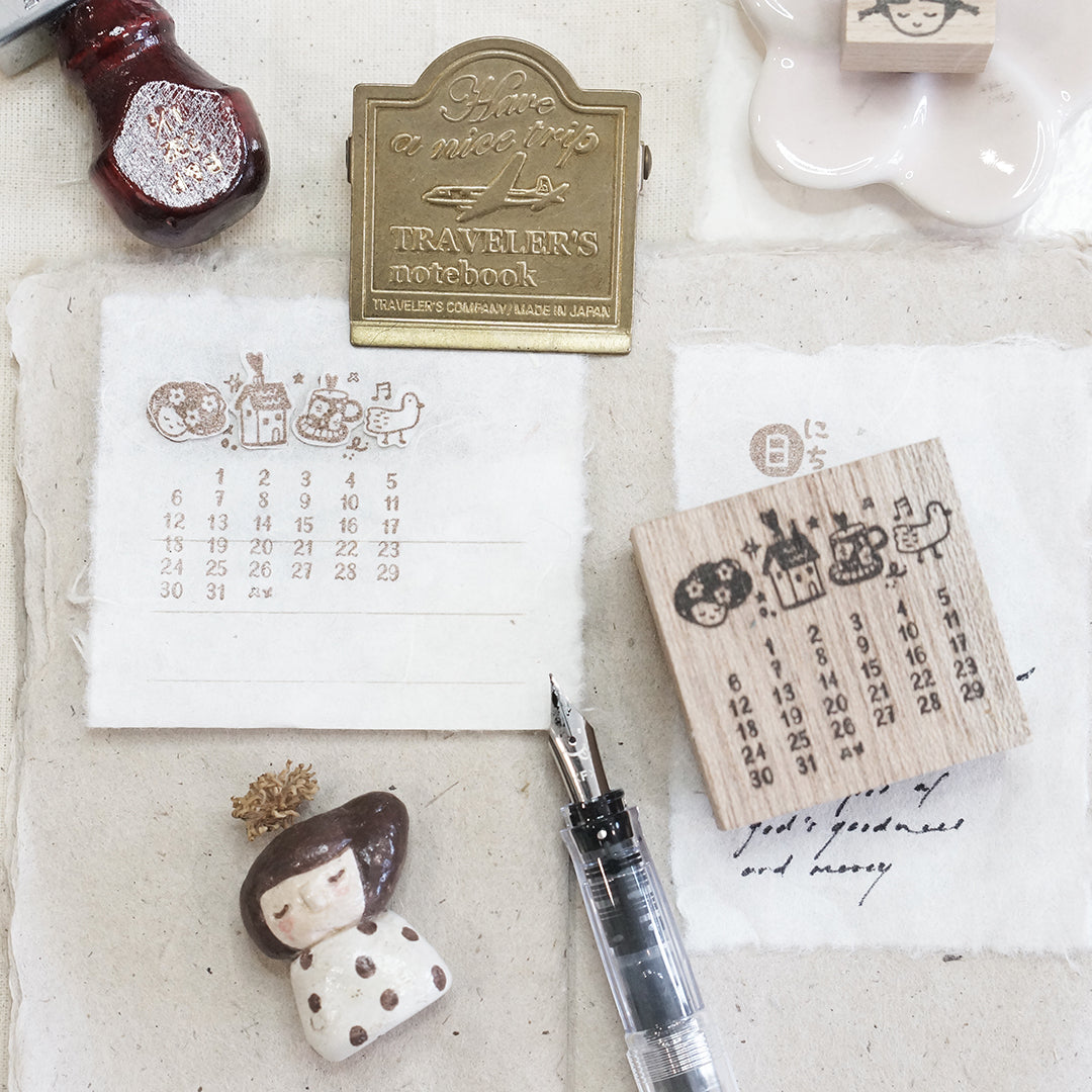 PRE ORDER: Black Milk Project Rubber Stamp - Calendar (Dates) BMP296