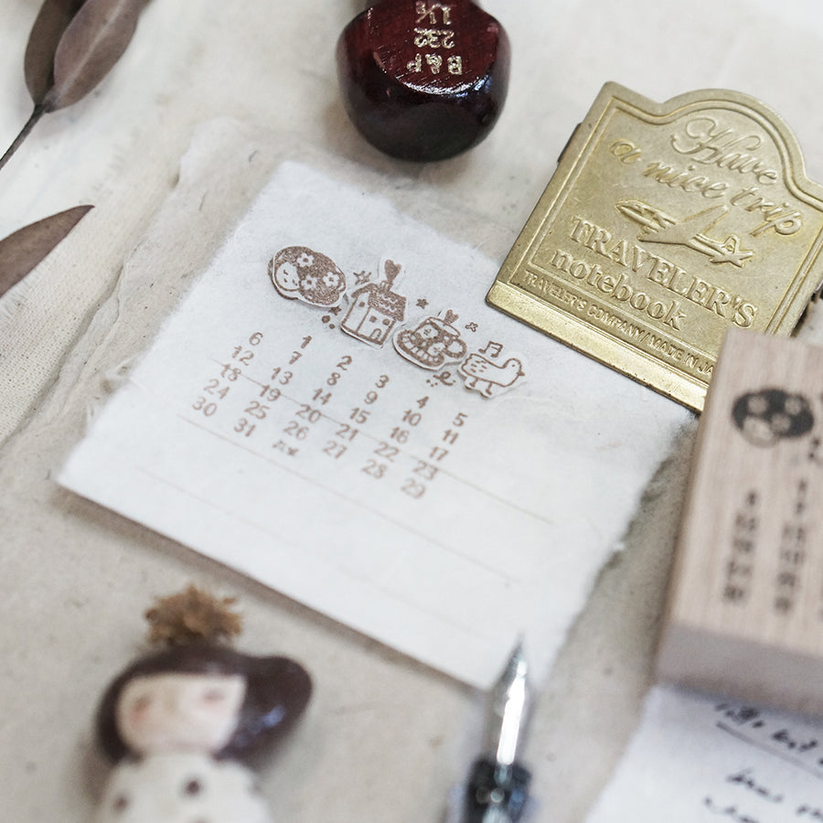PRE ORDER: Black Milk Project Rubber Stamp - Calendar (Dates) BMP296