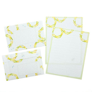 Furukawa Paper Co. Today's Letter Set - Mimosa Wreath LLL461