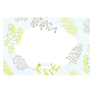 Furukawa Paper Co. Today's Letter Set - White-Cheeked Starling LLL463
