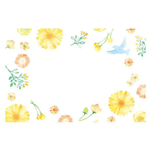 Furukawa Paper Co. Today's Letter Set - Chiro Flower LLL464
