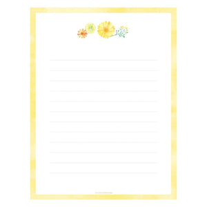 Furukawa Paper Co. Today's Letter Set - Chiro Flower LLL464