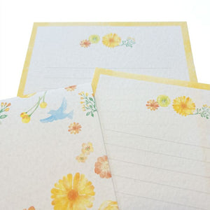 Furukawa Paper Co. Today's Letter Set - Chiro Flower LLL464