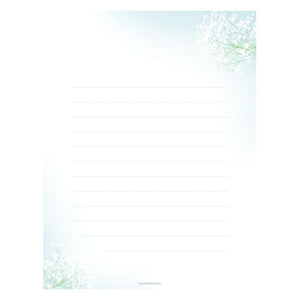 Furukawa Paper Co. Today's Letter Set - 	Common Gypsophila LLL466