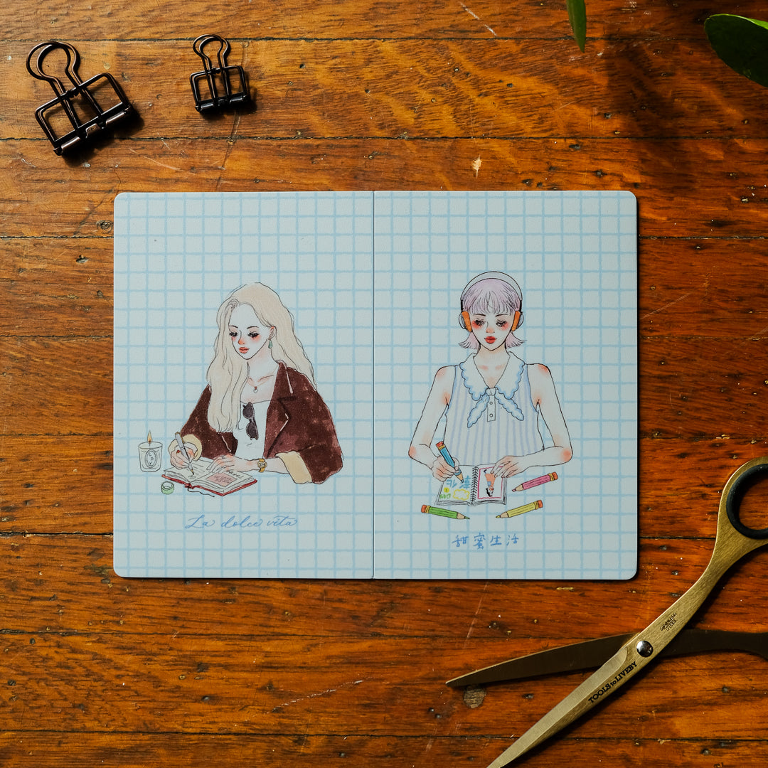 La Dolce Vita Book Style Cutting Mat - Writing