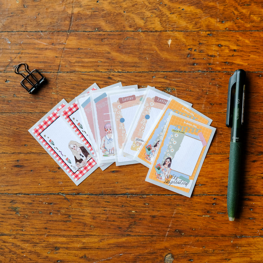 La Dolce Vita Label Sticker Set of 8 - Journal with Me