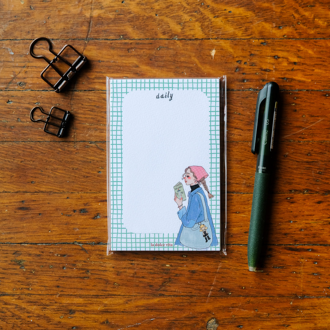 La Dolce Vita Journal with Me M6 Planner Memo Refill - Planner Memo Pad Refill - Daily