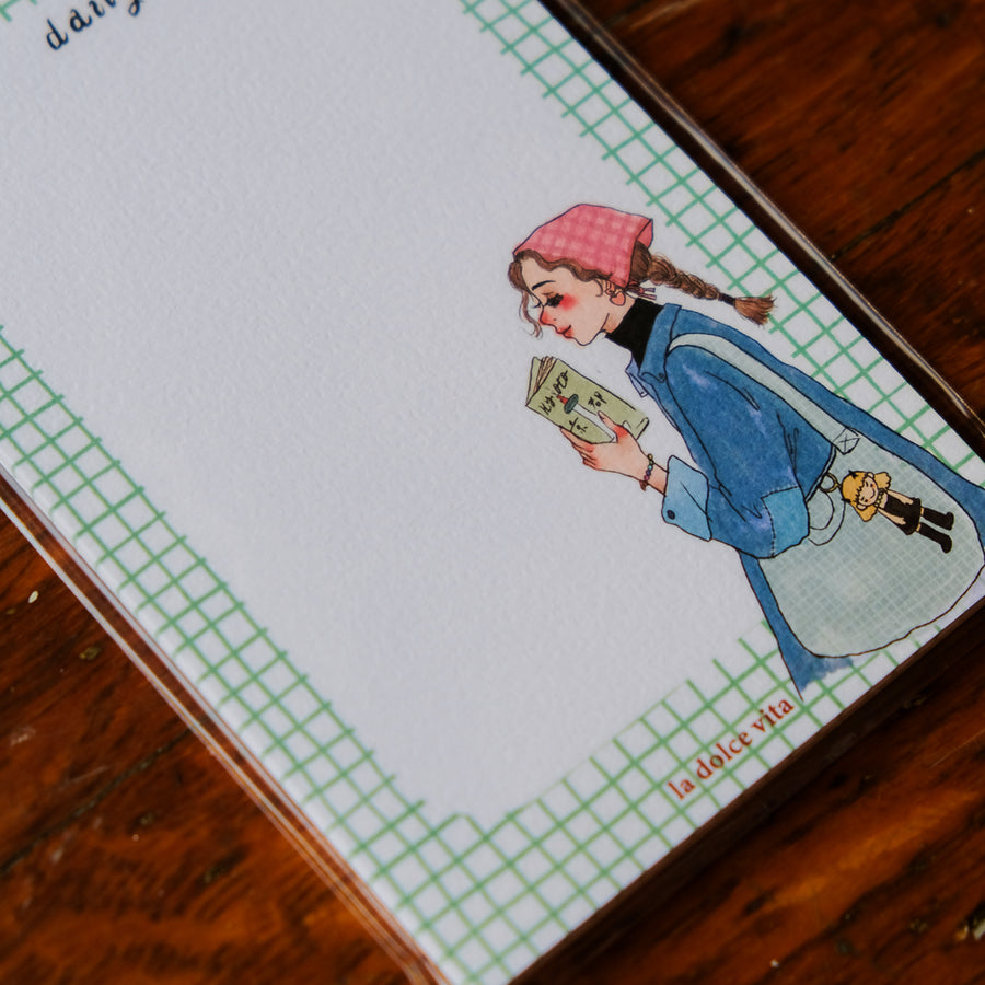 La Dolce Vita Journal with Me M6 Planner Memo Refill - Planner Memo Pad Refill - Daily