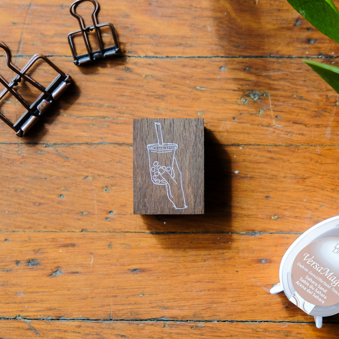 La Dolce Vita Rubber Stamp - Bubble Tea
