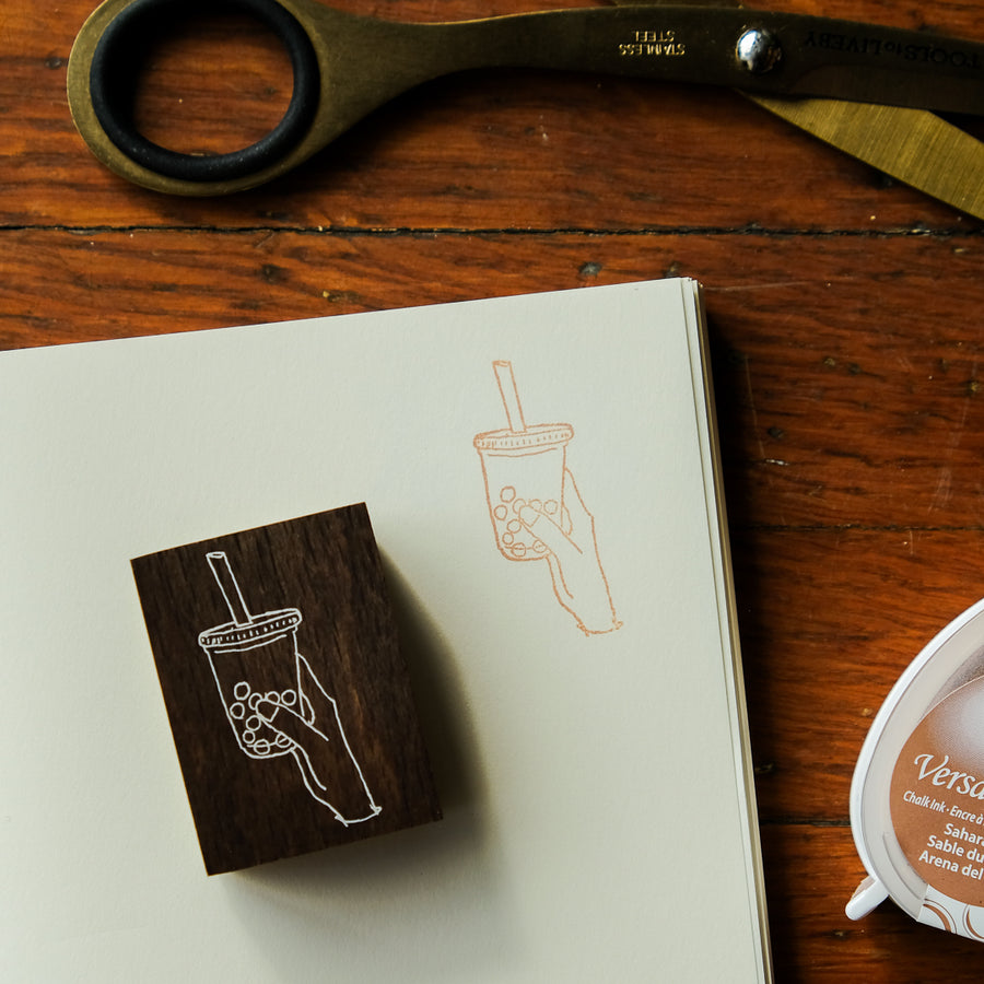 La Dolce Vita Rubber Stamp - Bubble Tea