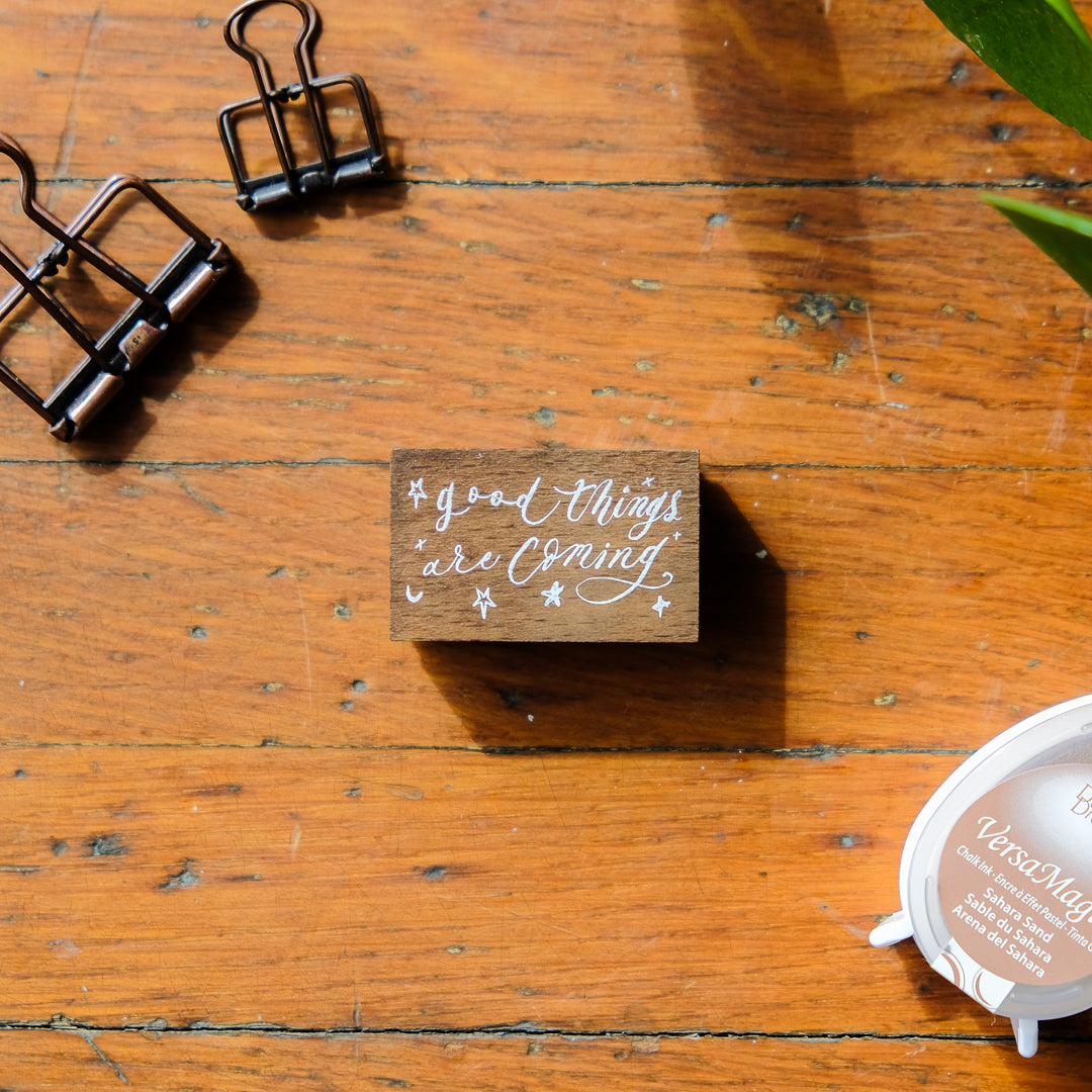 La Dolce Vita Rubber Stamp - Good Things Are Coming
