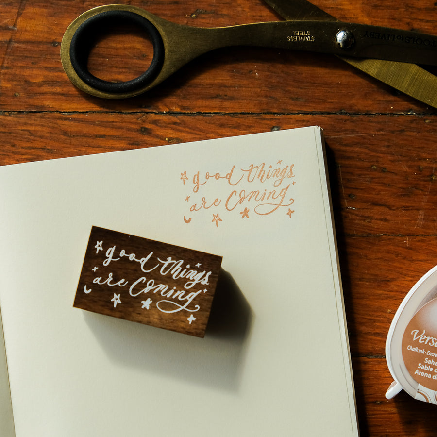 La Dolce Vita Rubber Stamp - Good Things Are Coming