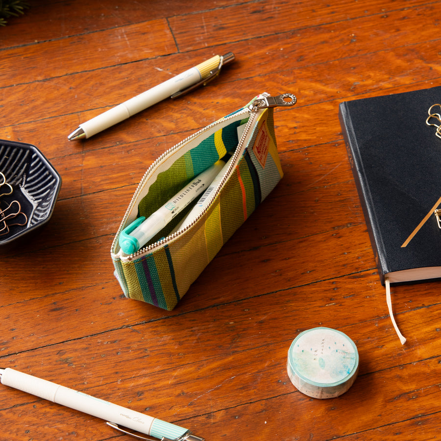 LTDS Gusseted Pen Pouch - RENOIR Vert