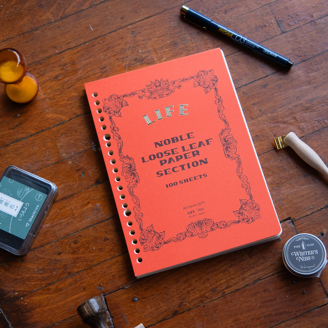 Life Noble Loose Leaf Paper - A5 Grid