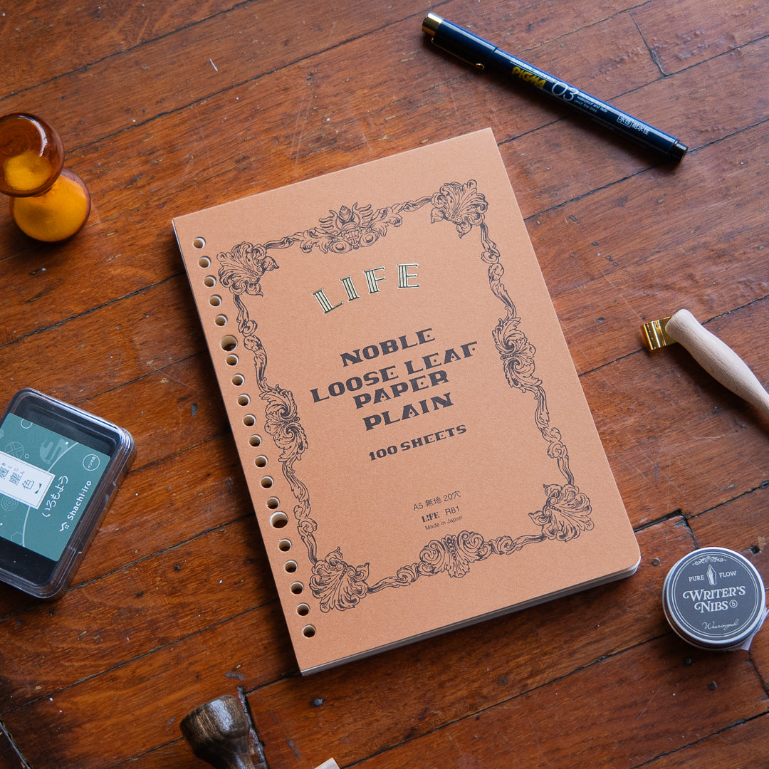 Life Noble Loose Leaf Paper - A5 Plain