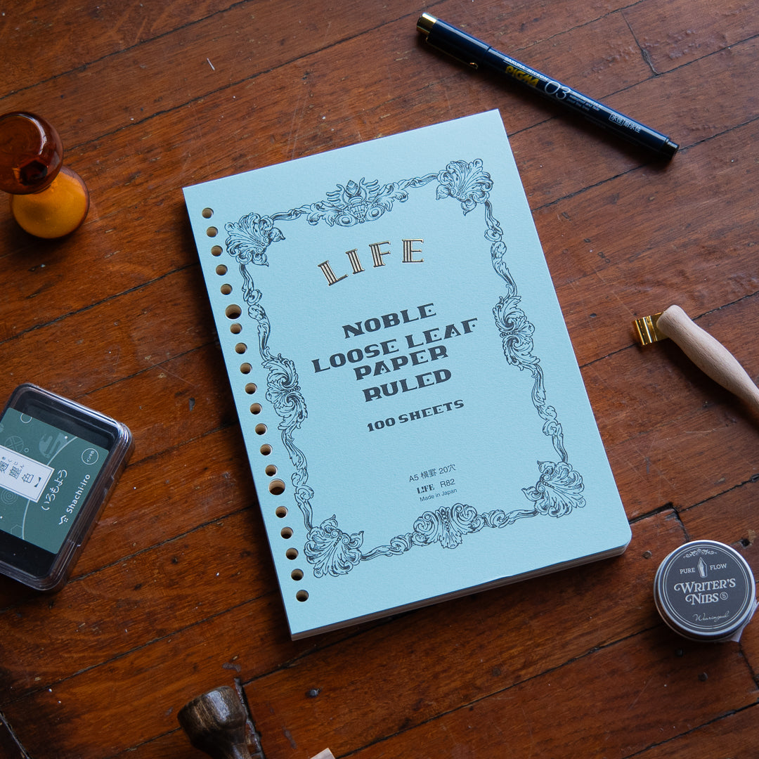 Life Noble Loose Leaf Paper - A5 Lined