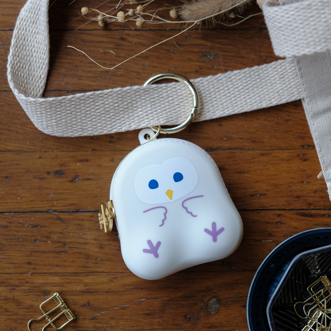 LIHIT LAB. PuniLabo Mini Pouch Coffee Shop Animals Japan - A8820-6 Owl