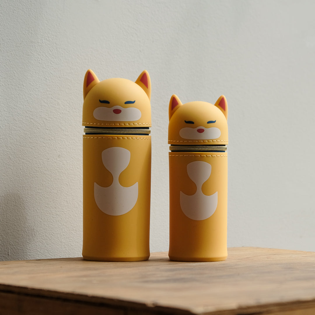 LIHIT LAB. PuniLabo Pen Case Coffee Shop Animals - A8811-5 SM Fox