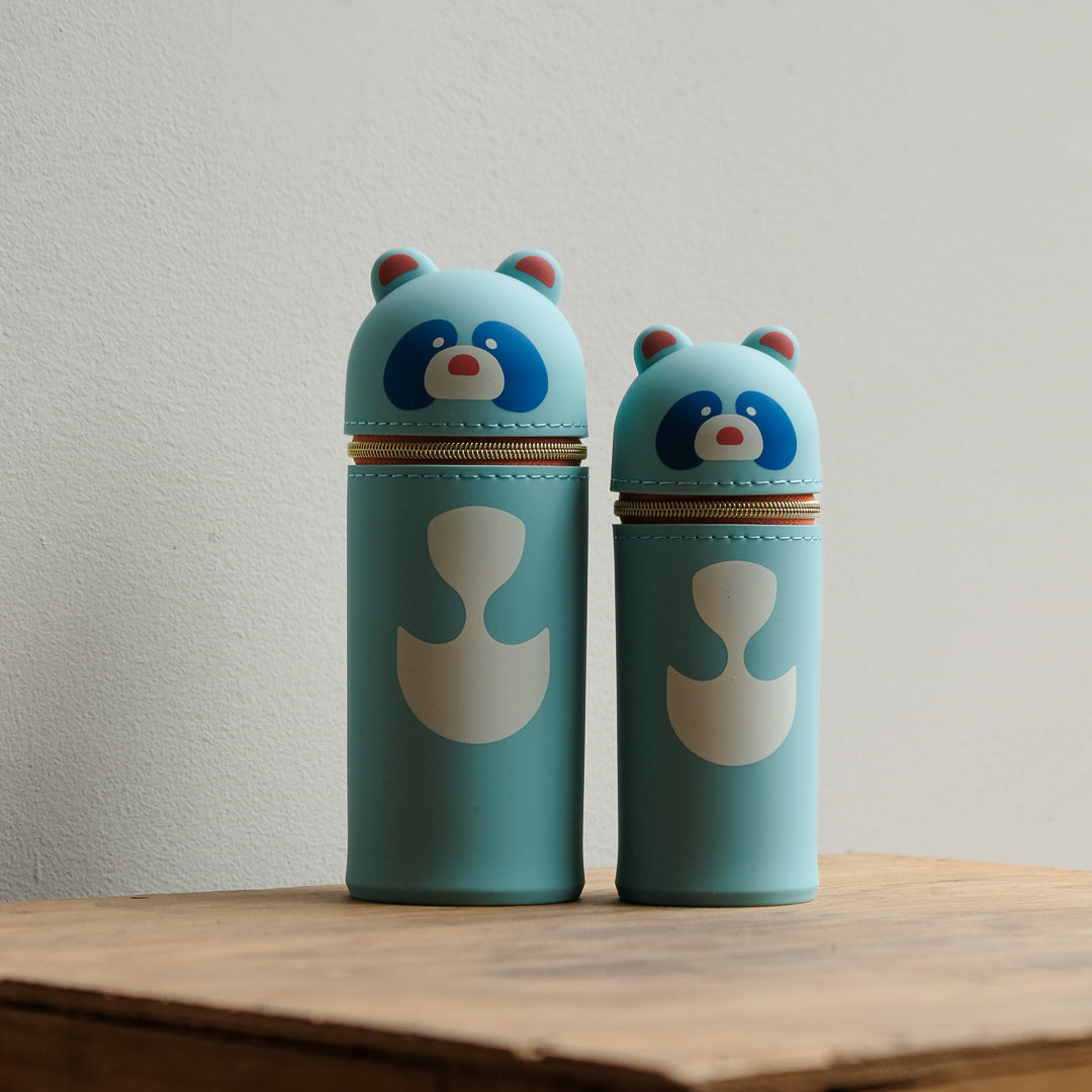 LIHIT LAB. PuniLabo Pen Case Coffee Shop Animals - A8811-3 SM Raccoon