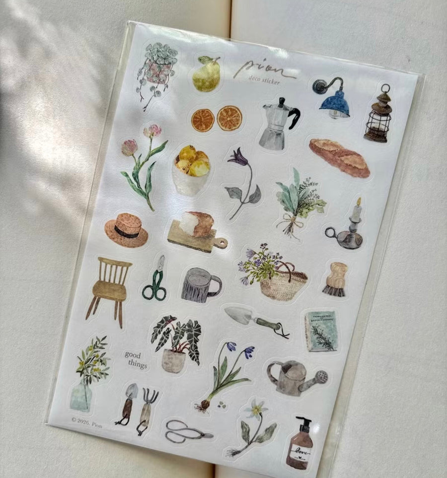 Pion Sticker Sheet - Little Things