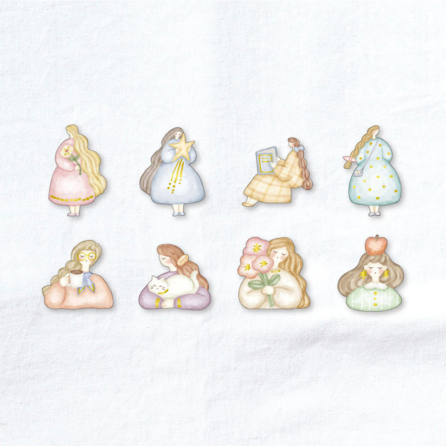 Little and Dear Sticker Flakes - 82356 Girl