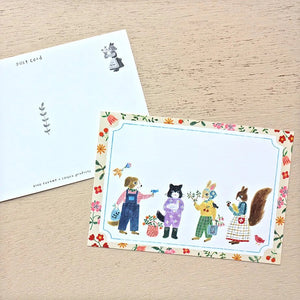 Cozyca x Aiko Fukawa Postcard Set - 25564 Fluffy Friends
