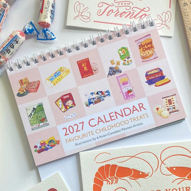 Asian Snacks 2027 Calendar