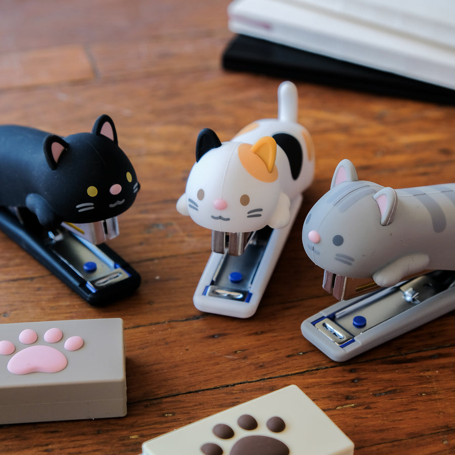 Max Japan Silicon Stapler - Cat with Spots
