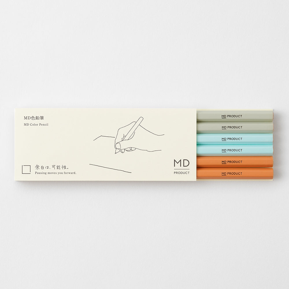 MD Colored Pencil 6 pcs Set