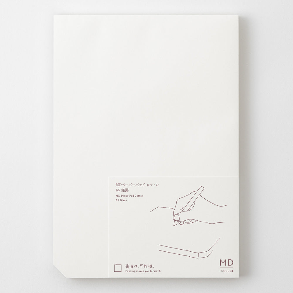 MD Paper Pad Cotton - A5 Blank