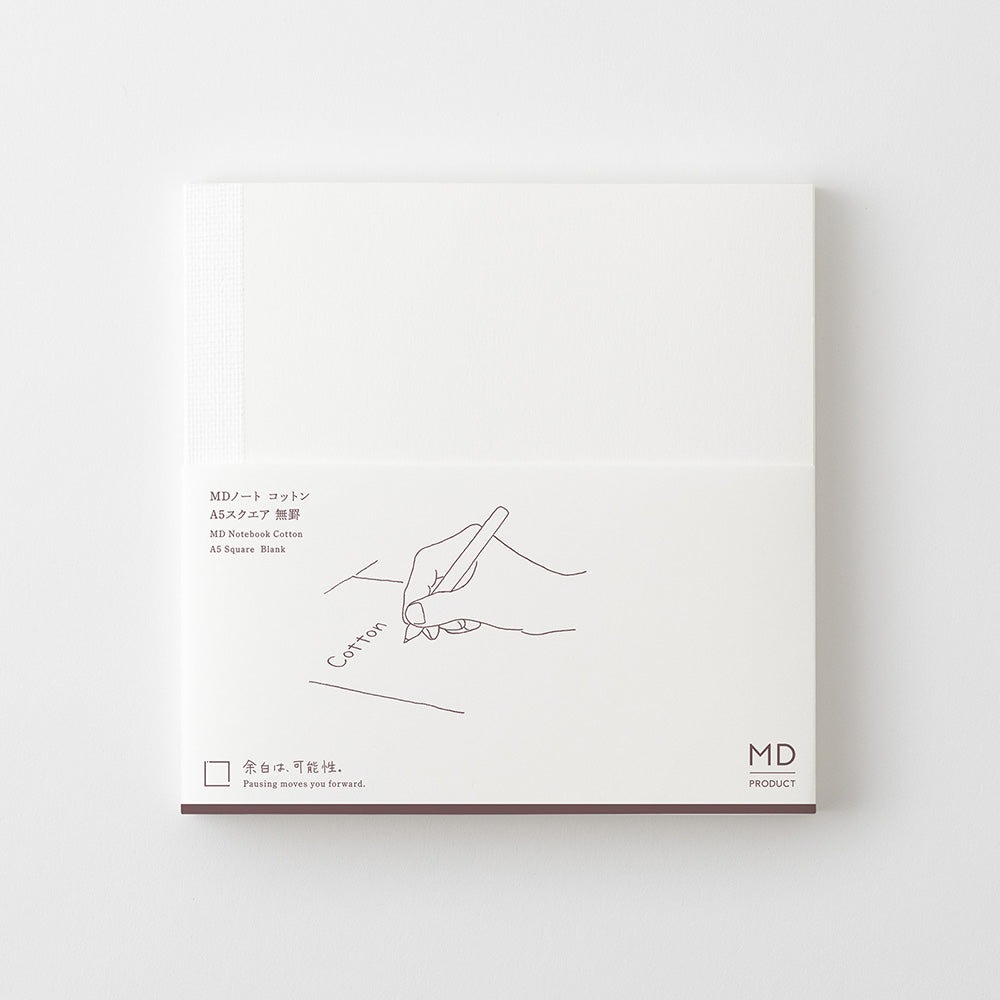 MD Notebook Cotton - A5 Square Blank